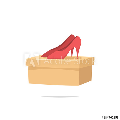 Women Shoes With Box Vector 500x500 Women Shoes With Box Vector