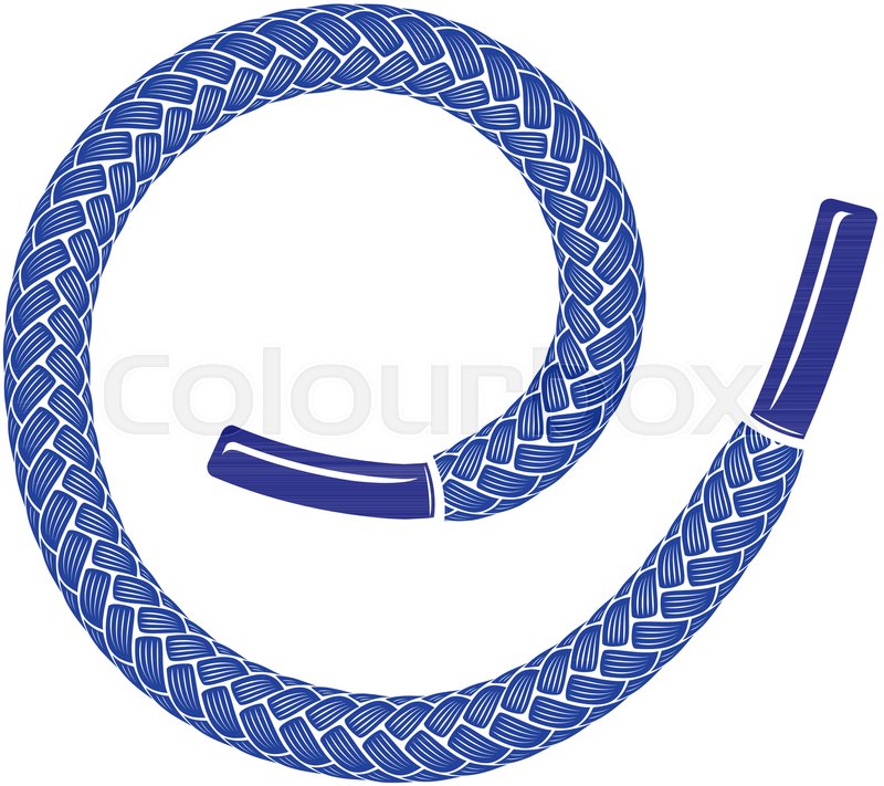 800x711 Blue Shoelace Icon Simple Stock Vector Colourbox