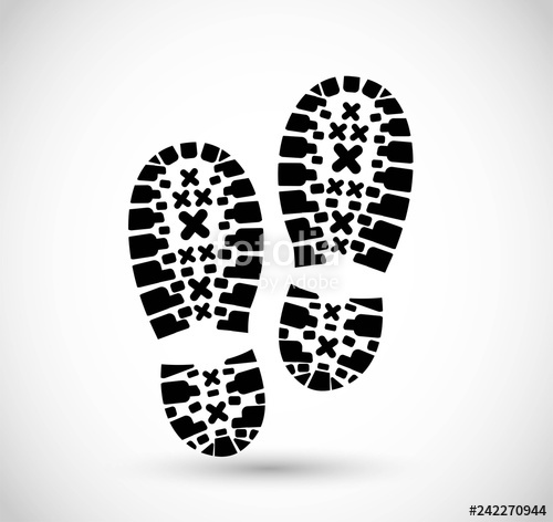 Shoe Print Vector Stock Image And Royalty Free Vector 500x472 Shoe Print Vector Stock Image And Royalty Free Vector