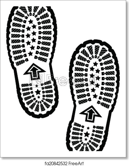 Free Art Print Of Shoe Print Shoe Print Vector Illustration 450x580 Free Art Print Of Shoe Print Shoe Print Vector Illustration