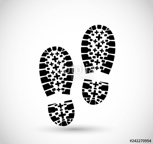 Shoe Print Vector Stock Image And Royalty Free Vector 500x472 Shoe Print Vector Stock Image And Royalty Free Vector