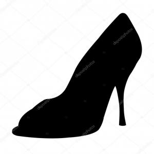 Shoe Silhouette Vector at Vectorified.com | Collection of Shoe ...