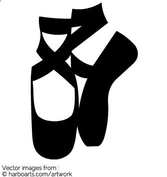 335x355 Download Ballet Shoes Silhouette