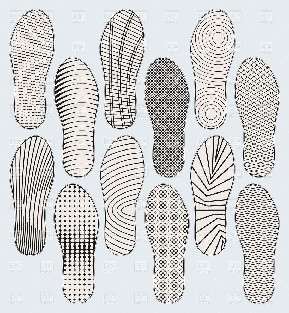 1108x1200 Shoe Sole Patterns Vector Image Of Beauty, Fashion