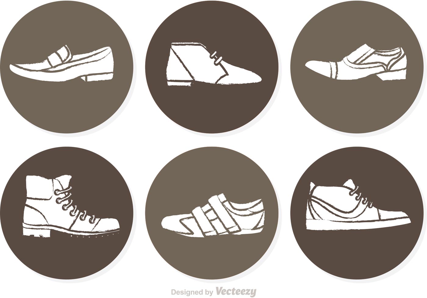 1400x980 Man Shoes Circle Vectors