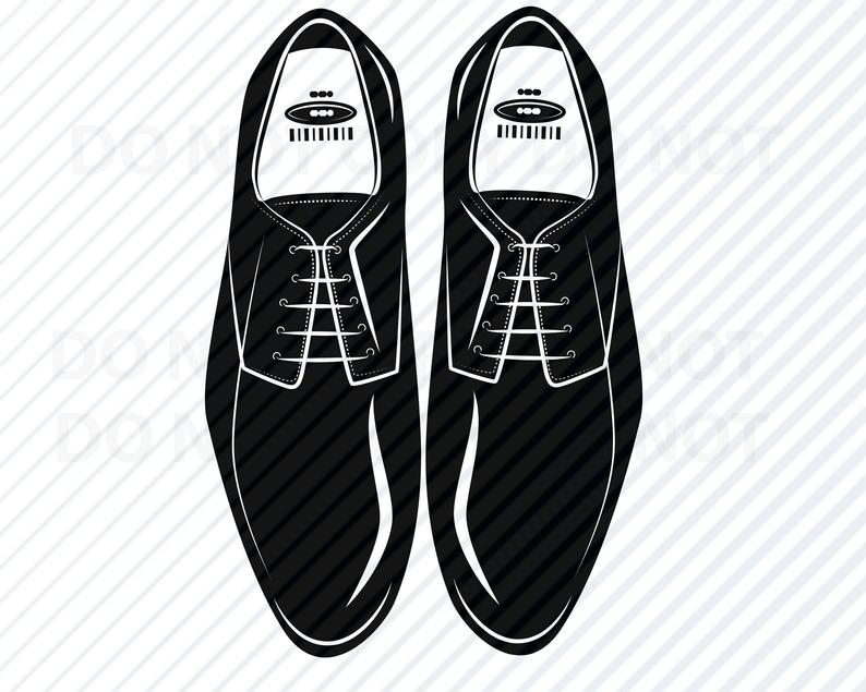794x635 Mens Shoes Clipart Silhouette Vector Images Dress Shoes Etsy
