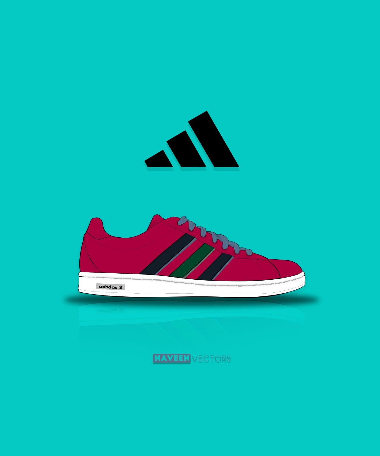 1250x1500 Adidas Shoes Vector Art Adobe Illustrator Canvas Snickers Vectors
