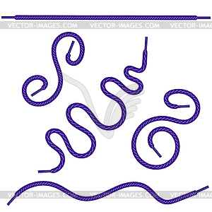 300x300 Set Of Blue Shoelace