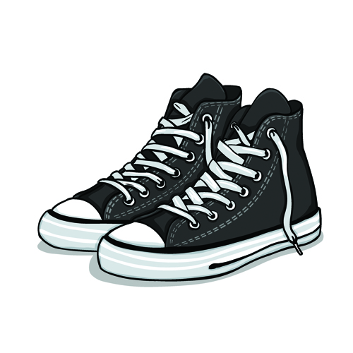 500x500 Creative Low Shoe Vector Graphics Free Download