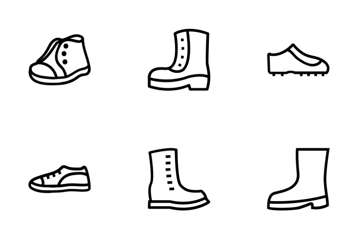 720x480 Download Shoes Vector Icons Icon Pack