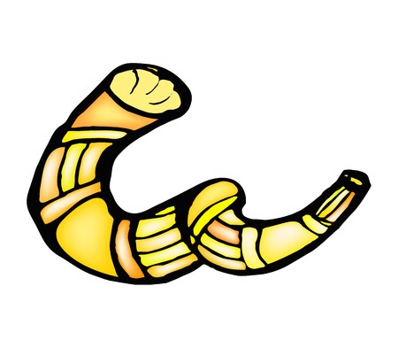 450x393 Shofar On The Holiday Rosh Ashana Sketch, Doodle, Hand Draw Rosh