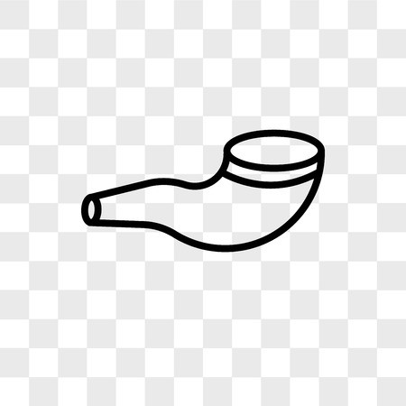 450x450 Shofar Vector Icon Isolated On Transparent Background, Shofar Logo