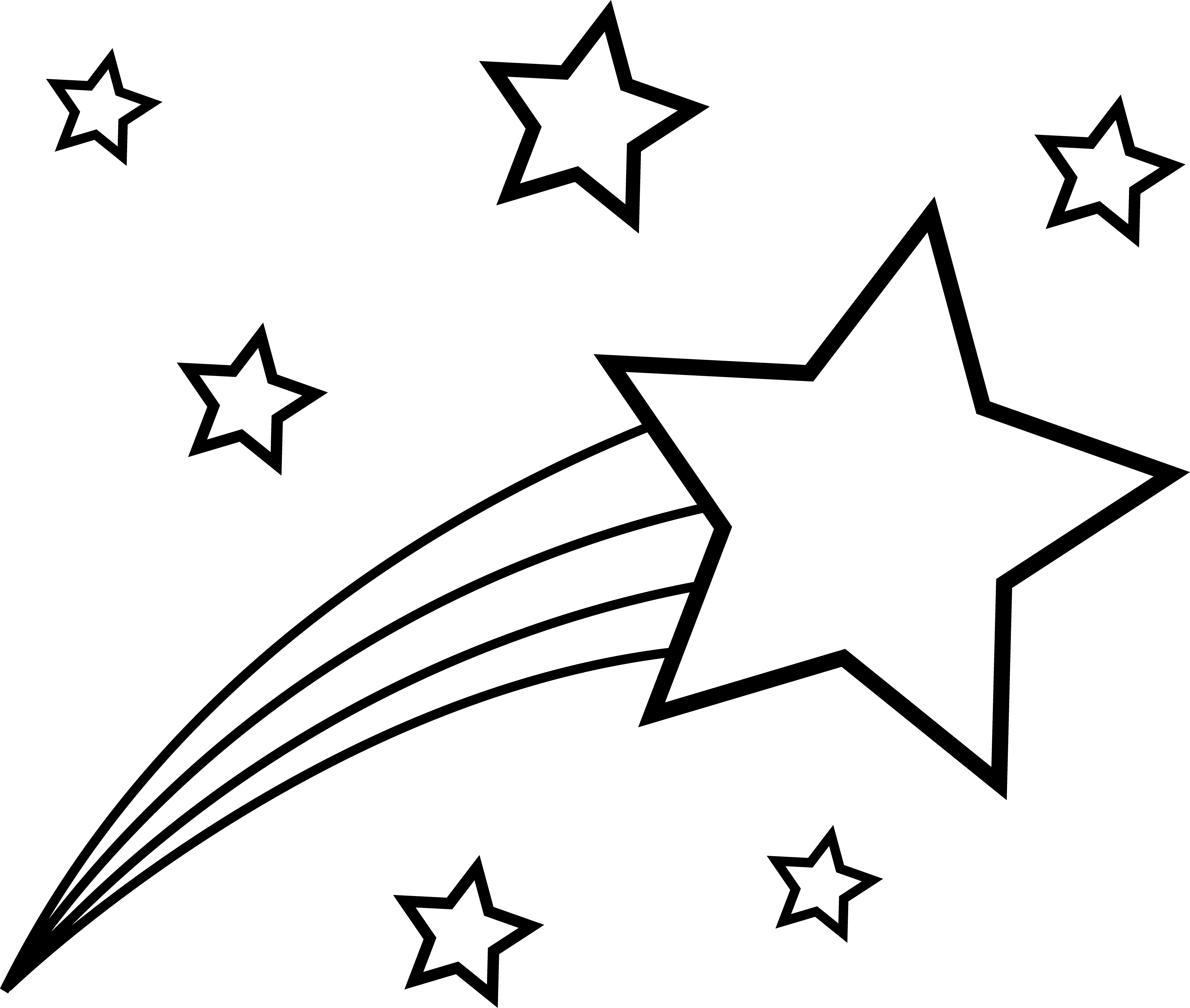 5221x4421 Shooting Star Vector Clipart Images Gallery For Free Download