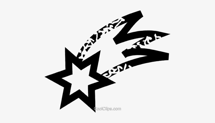 820x472 Shooting Star Royalty Free Vector Clip Art Illustration