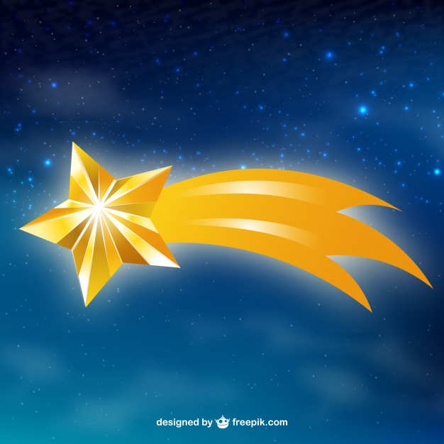 626x626 Shooting Star Background Vector Free Download