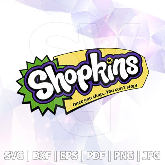 570x570 Shopkins Logo Dxf Png Layered Cricut Designs