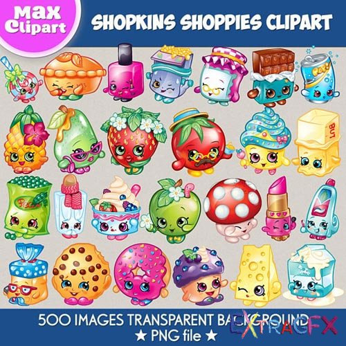 500x500 Shopkins Shoppies Clipart Extragfx Free Graphic Portal
