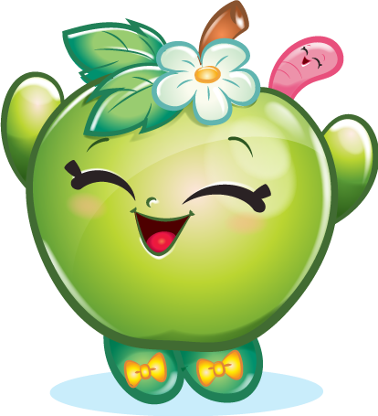 414x455 Shopkins Green Png