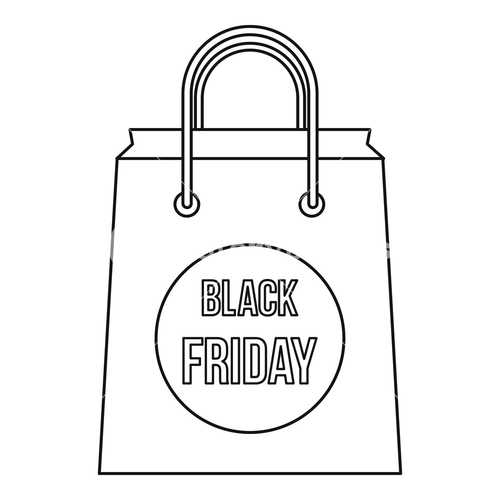 Shopping Bag Icon Vector