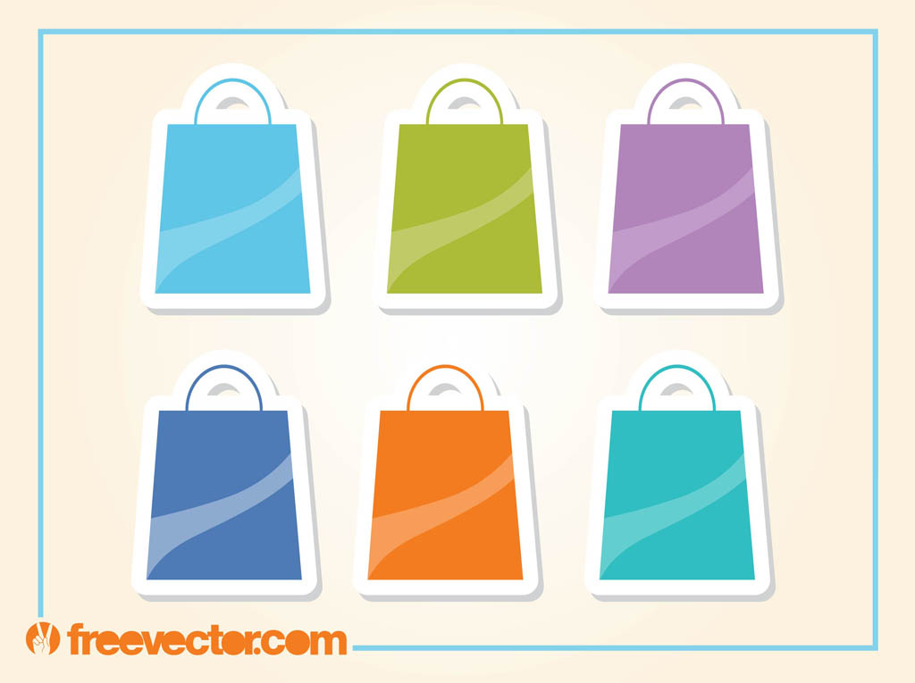 Shopping Bags Icons Vector Art Graphics 1024x765 Shopping Bags Icons Vector Art Graphics