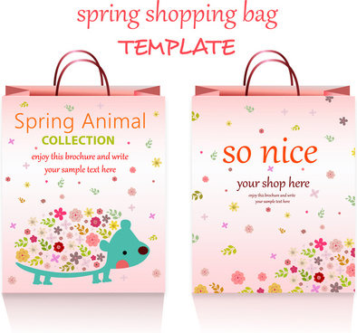 Shopping Bag Vector Templates Design Free Vector Download 394x368 Shopping Bag Vector Templates Design Free Vector Download
