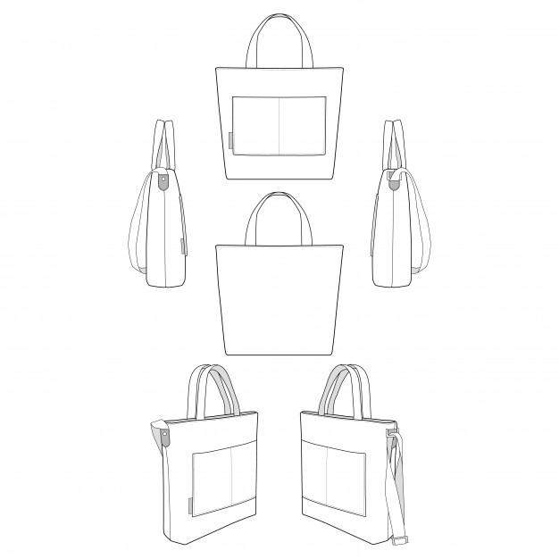 Download Shopping Bag Template Vector at Vectorified.com ...