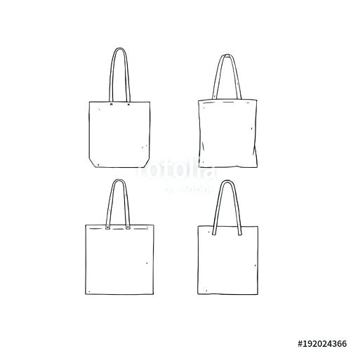 Shopping Bag Template Vector at Vectorified.com | Collection of ...