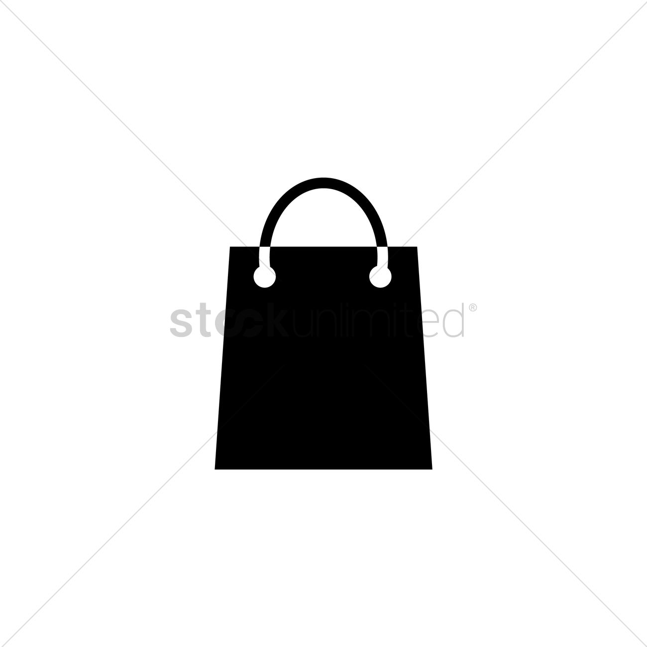 1300x1300 Shopping Bag Vector Image