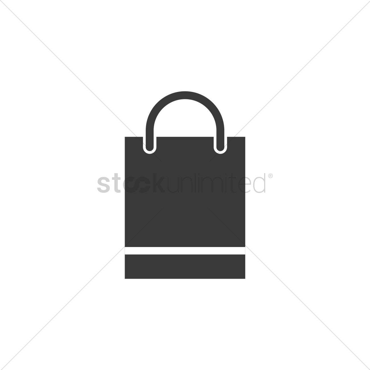 1300x1300 Shopping Bag Vector Image