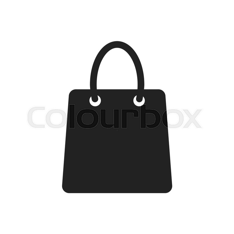 800x800 Shopping Bag Vector Icon Shop Sale Stock Vector Colourbox