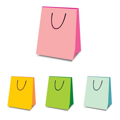 490x490 Illustration Of Colorful Shopping Bag