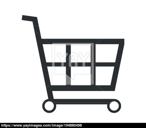 512x448 Shopping Cart Icon Vector