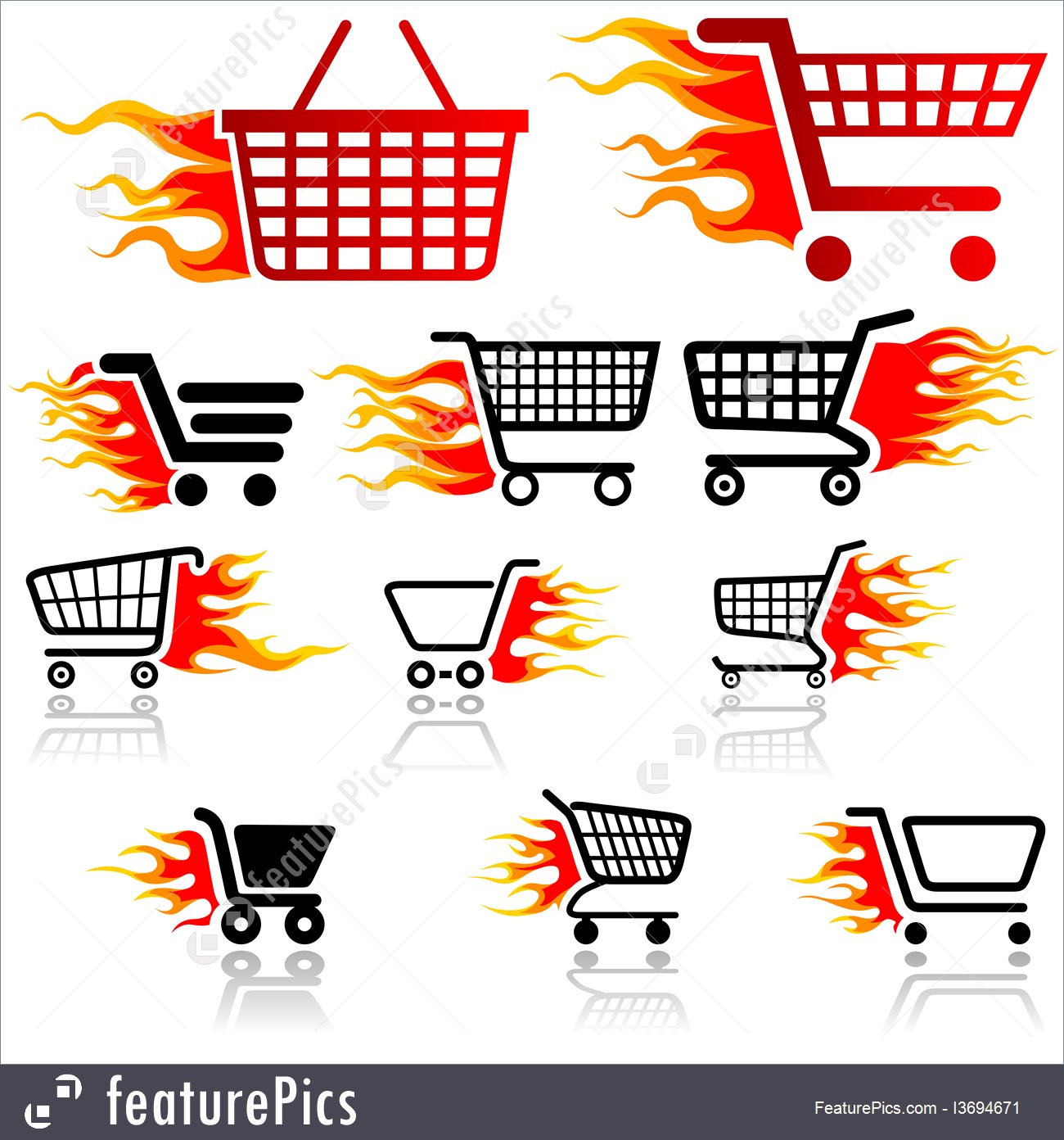 1300x1392 Shopping Shopping Cart Sign