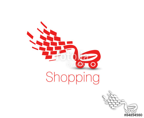 500x410 Shopping Cart Logo, Shopping Basket Design Vector Illustration