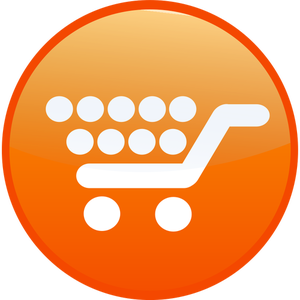 300x300 Free Shopping Cart Vector Image