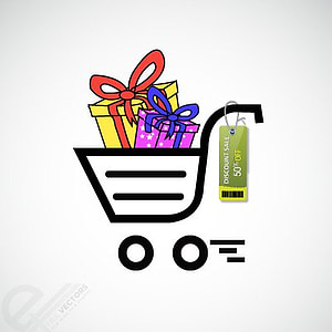 300x300 Free Shopping Cart Vector Graphics Download Uihere