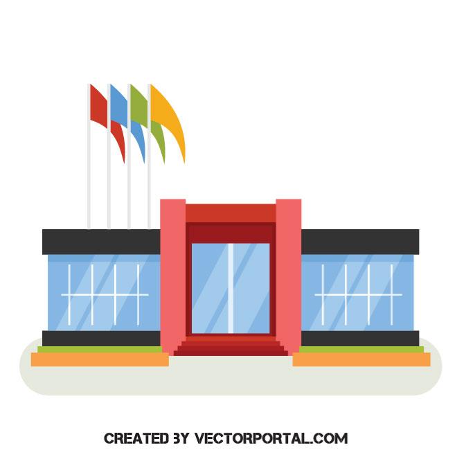 Shopping Mall Vector Clip Art 660x660 Shopping Mall Vector Clip Art