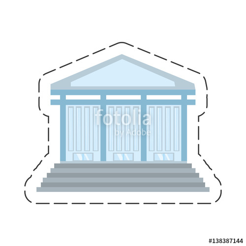 Cartoon Building Shopping Mall Vector Illustration Stock 500x500 Cartoon Building Shopping Mall Vector Illustration Stock