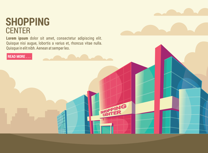 Free Vector Shopping Center Building Free Graphics 669x490 Free Vector Shopping Center Building Free Graphics