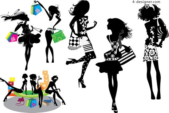 Shopping Silhouette Vector