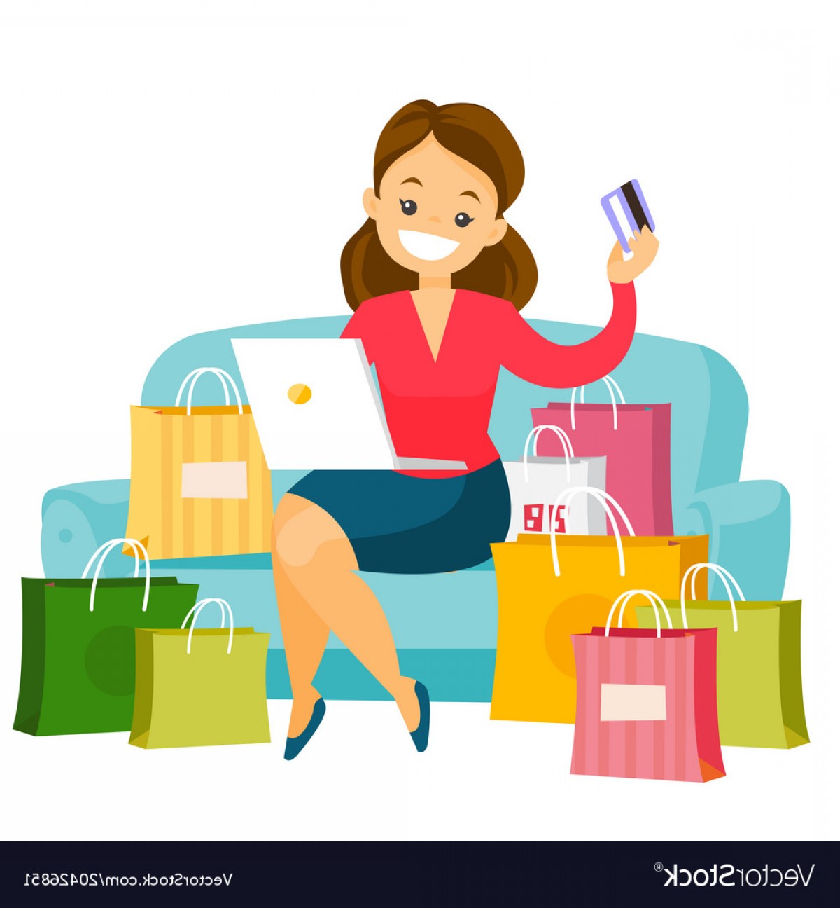 Caucasian Woman Using Laptop For Online Shopping Vector Soidergi 1200x1296 Caucasian Woman Using Laptop For Online Shopping Vector Soidergi