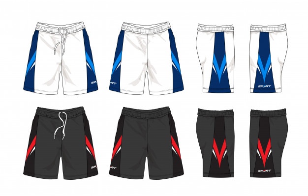 Set Of Sport Shorts Template Vector Premium Download 626x399 Set Of Sport Shorts Template Vector Premium Download