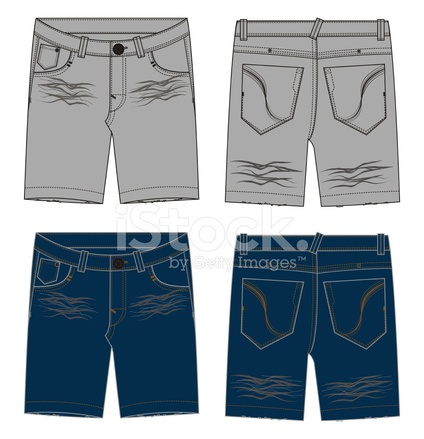 Short Pants Editable Stock Vector 424x439 Short Pants Editable Stock Vector