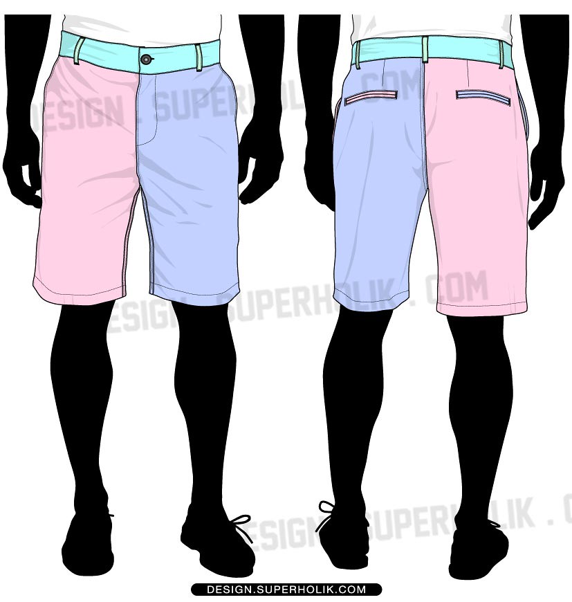 Short Pants Vector Template 827x870 Short Pants Vector Template