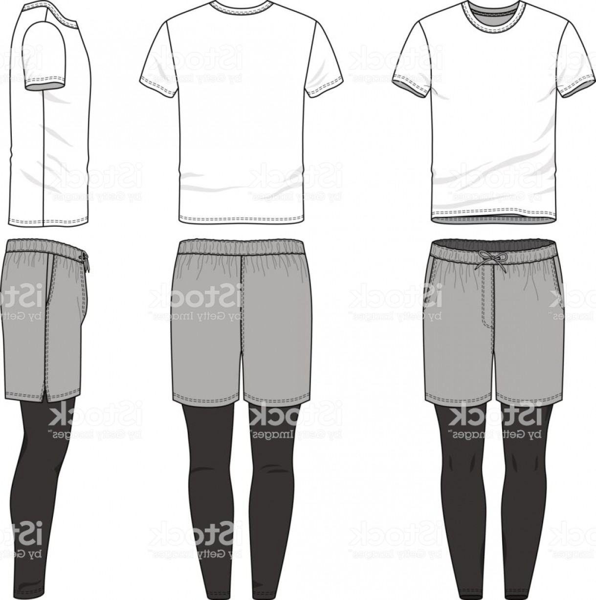 1219x1228 Blank Sweatpants Template Vector Catchsplace