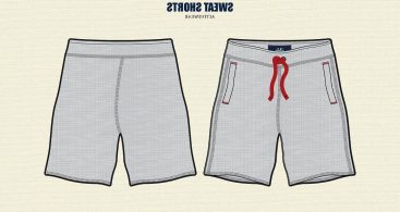 367x195 Shorts Outline Template Vector Archives