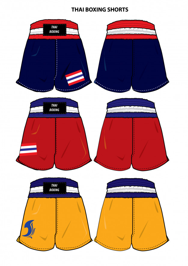 626x885 Thai Boxing Shorts Vector Premium Download