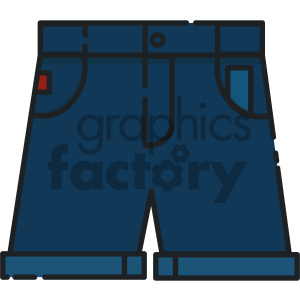 300x300 Blue Shorts Vector Art Clipart Royalty Free Gif, Png
