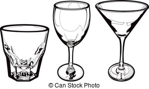 300x179 Shot Glass Clipart Black And White