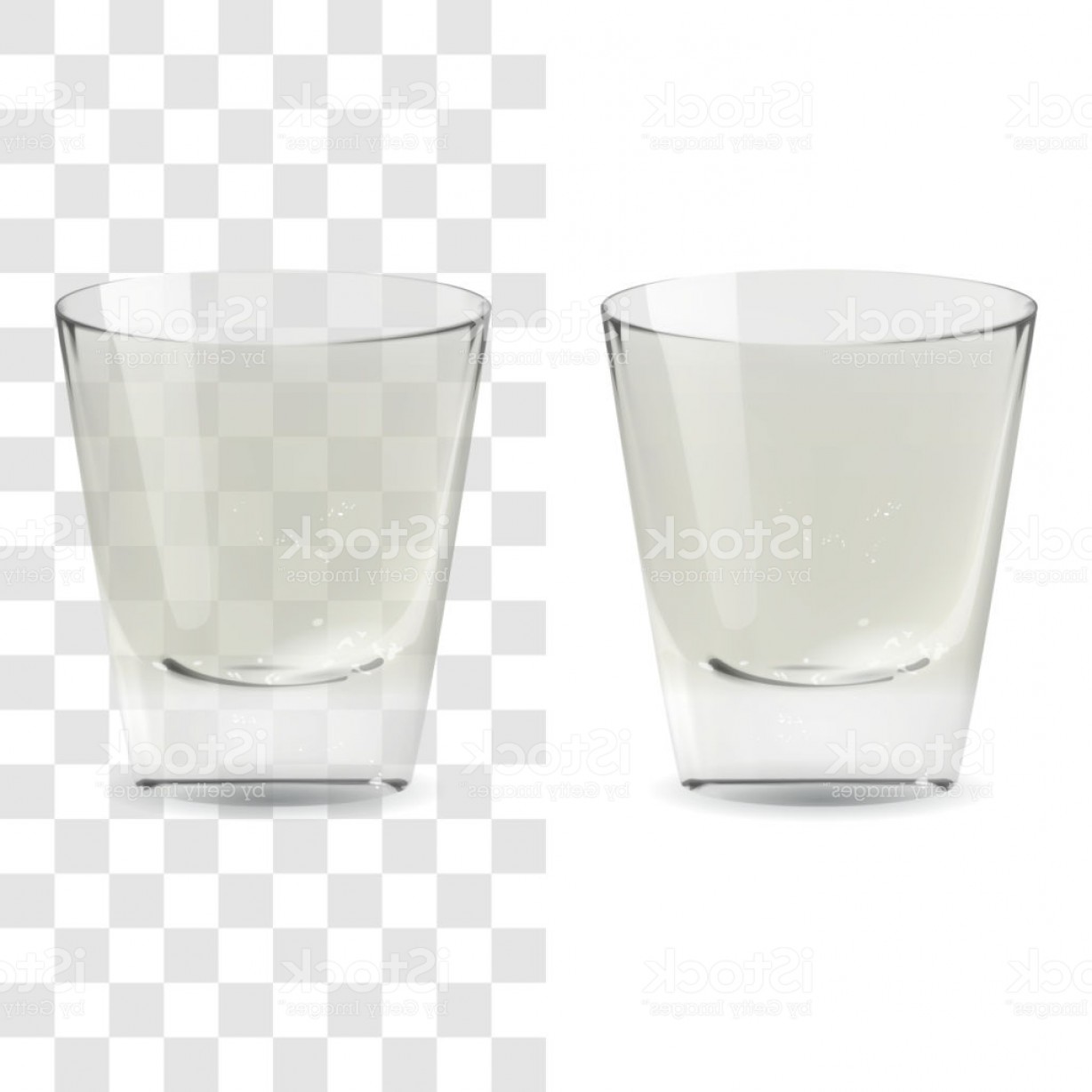 1228x1228 Vector Realistic Transparent And Isolated Whiskey Shot Glass